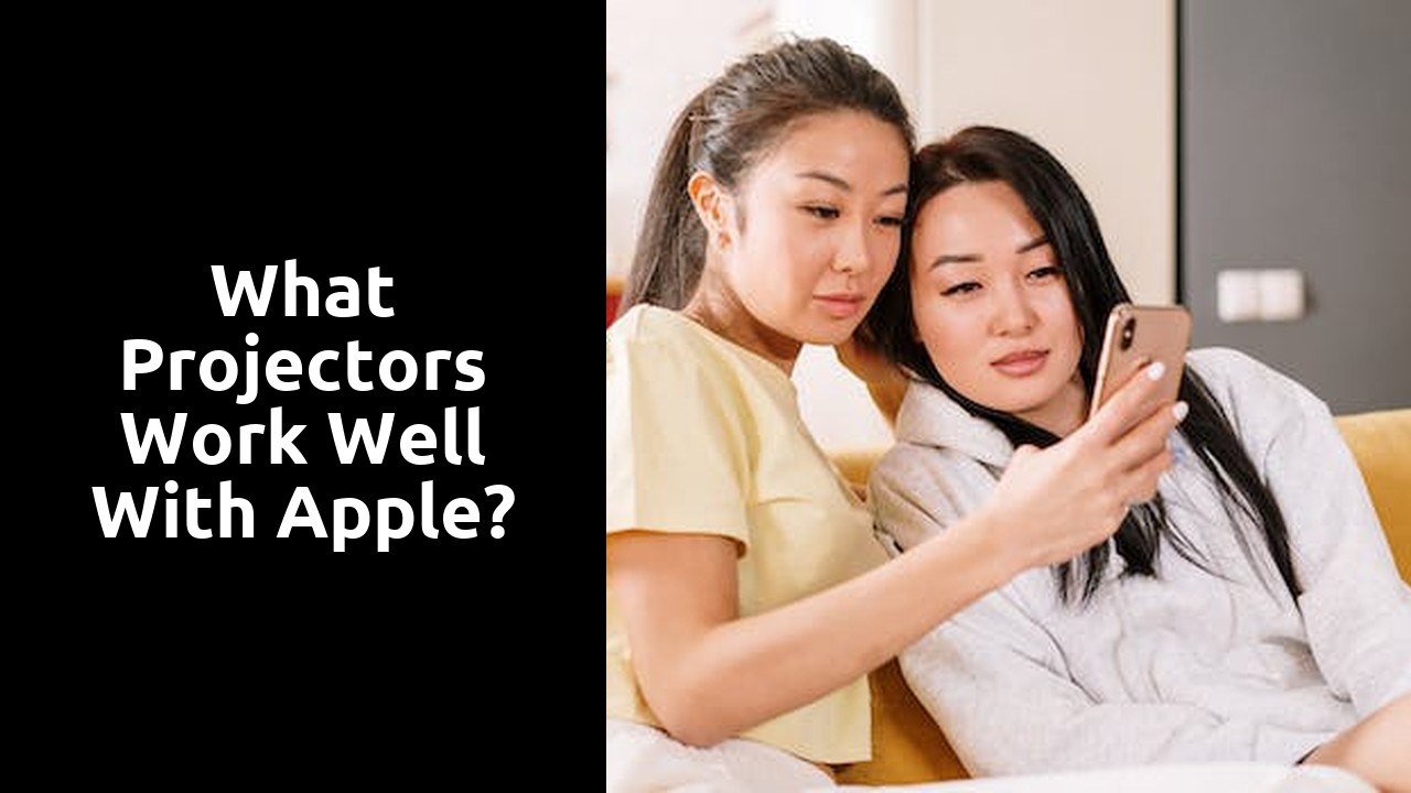 What projectors work well with Apple?
