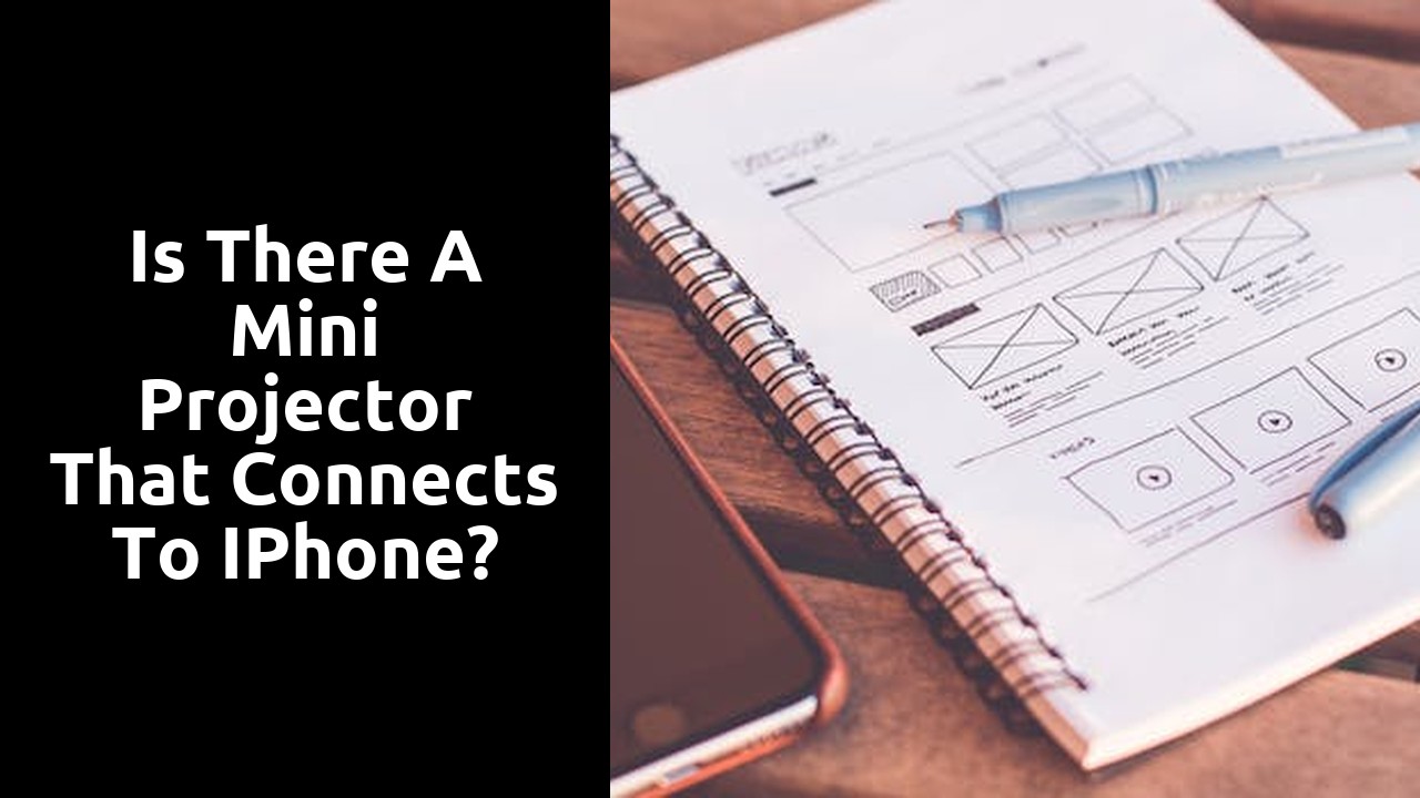 Is there a mini projector that connects to iPhone?