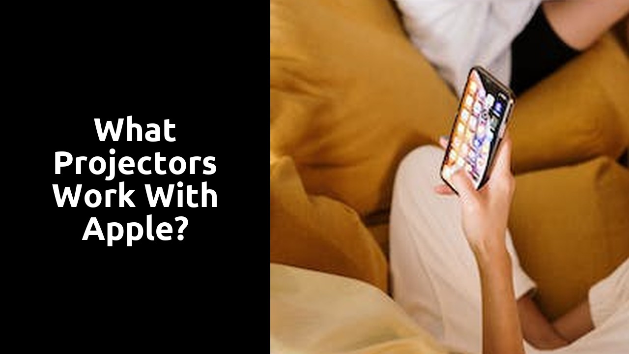 What projectors work with Apple?