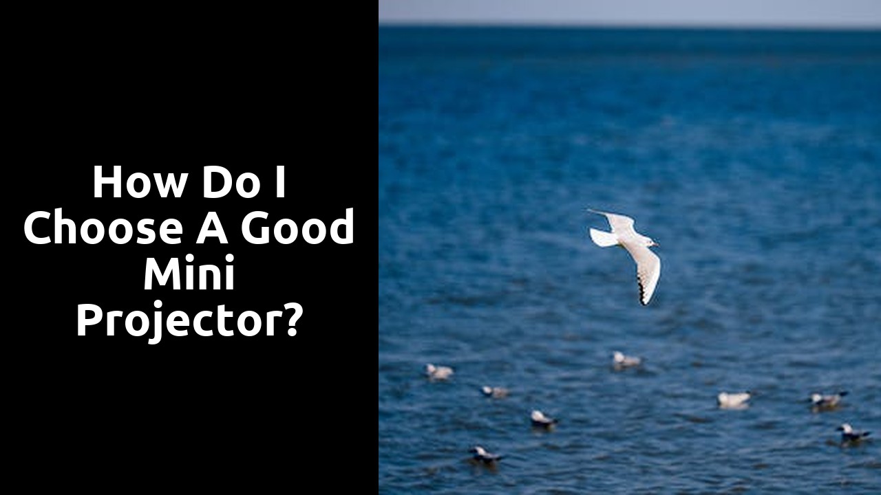 How do I choose a good mini projector?